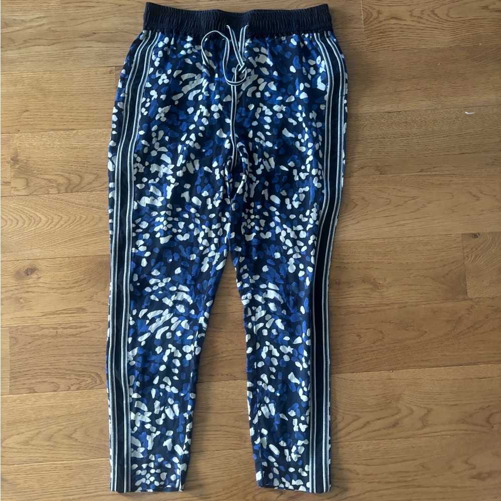 3.1 Phillip Lim Black and Gray Patterned Pants